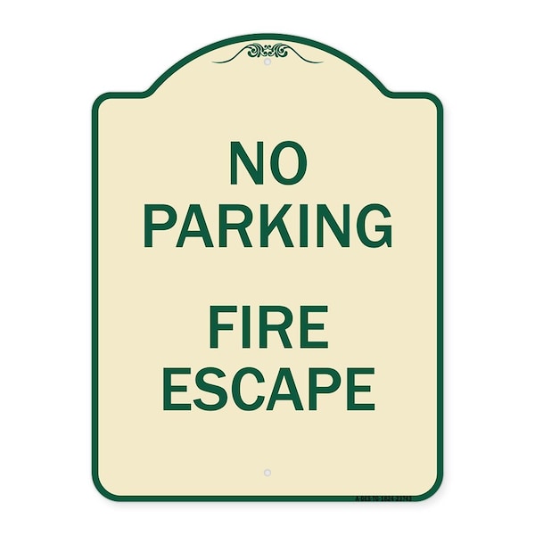 Signmission No Parking Fire Hydrant W/ Graphic Heavy-Gauge Aluminum Architectural Sign, 24" x 18", TG-1824-23742 A-DES-TG-1824-23742 - main